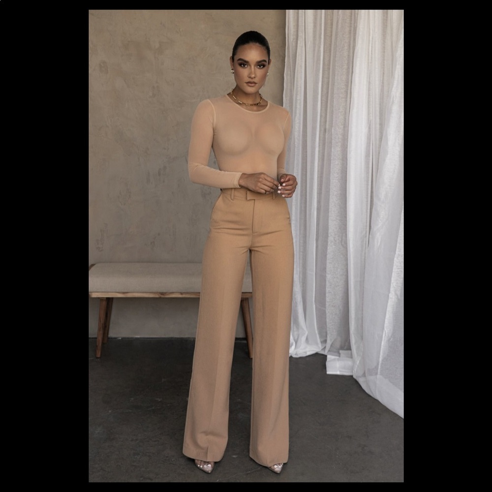 JLuxlabel Tan Lewin Tailored Trousers